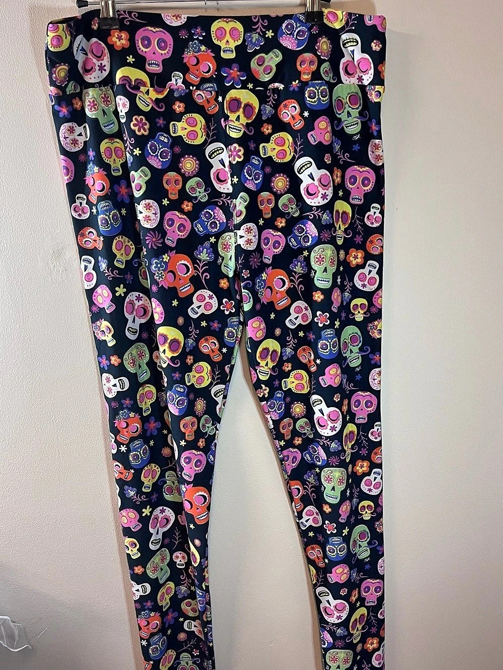 She's Got Leggz Sugar Skull Print Leggings